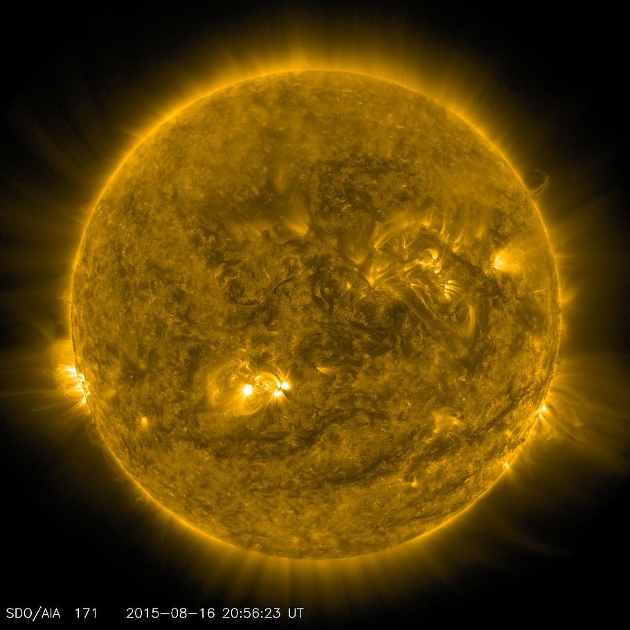 ilustrasi matahari, suar surya, matahari, letusan, energi, bola api, oranye, sinar matahari, pembakaran, ledakan radiasi intens