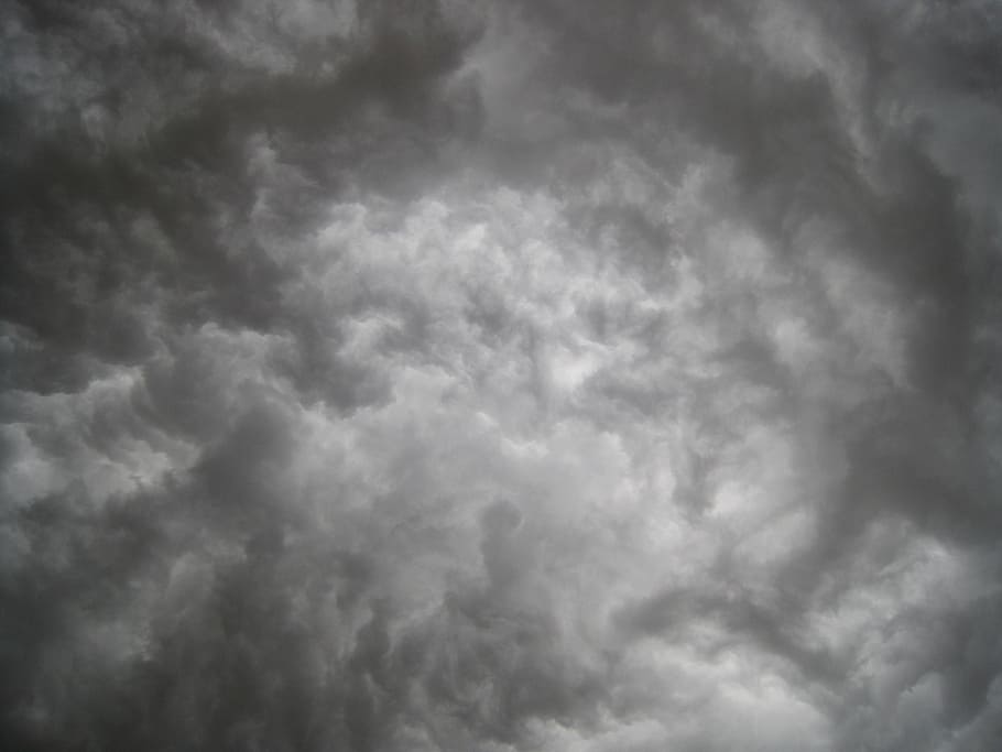 облака, пасмурно, сбор, темный, зловещий, шторм, облако - небо, небо, красота в природе, фоны