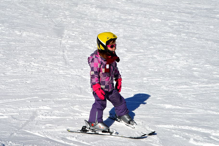 balita, papan ski, salju, anak-anak, pelajaran ski, bukit latihan, hutan hitam, jalur ski, bukit anak, pemula
