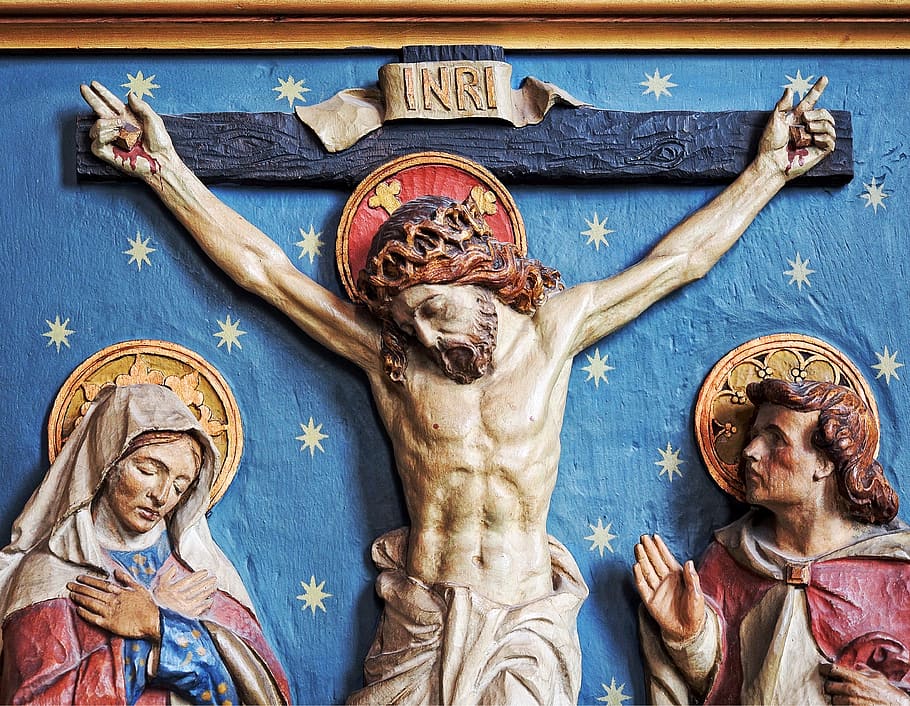 crucifix, jesus artwork, crucifixion, christ, cross, christianity, religion, jesus, christian, easter