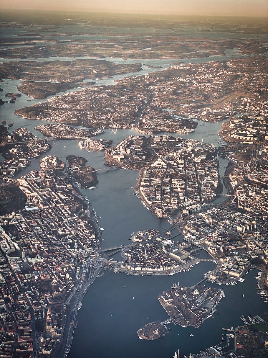 stockholm, sweden, architecture, sea, city, scandinavia, ship, swedish, landscape, water