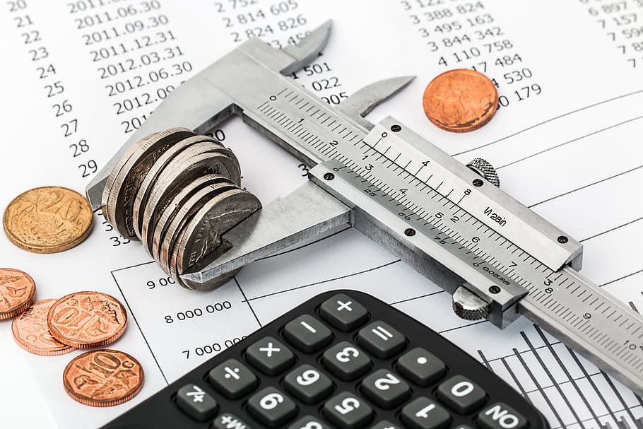 grey analog caliper, savings, budget, investment, money, finance, business, financial, cash, income