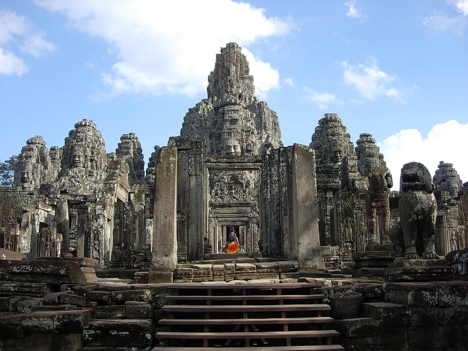 Siem Reap, Cambodia, Wat, Temple, Angkor, khmer, siem, southeast, temple - Building, buddhism