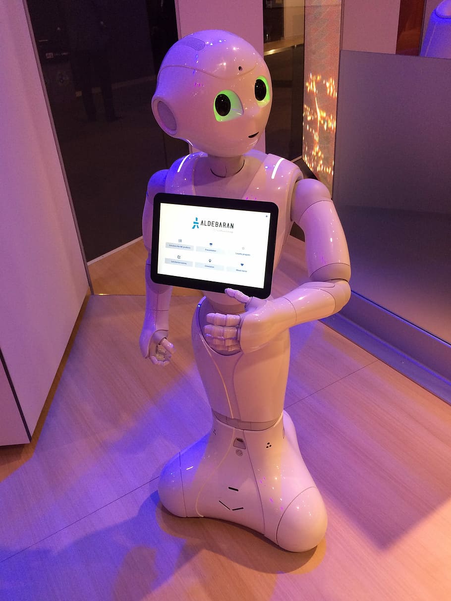 Robot, Android, Board, Eyes, technology, convenience, wireless technology, communication, computer, indoors