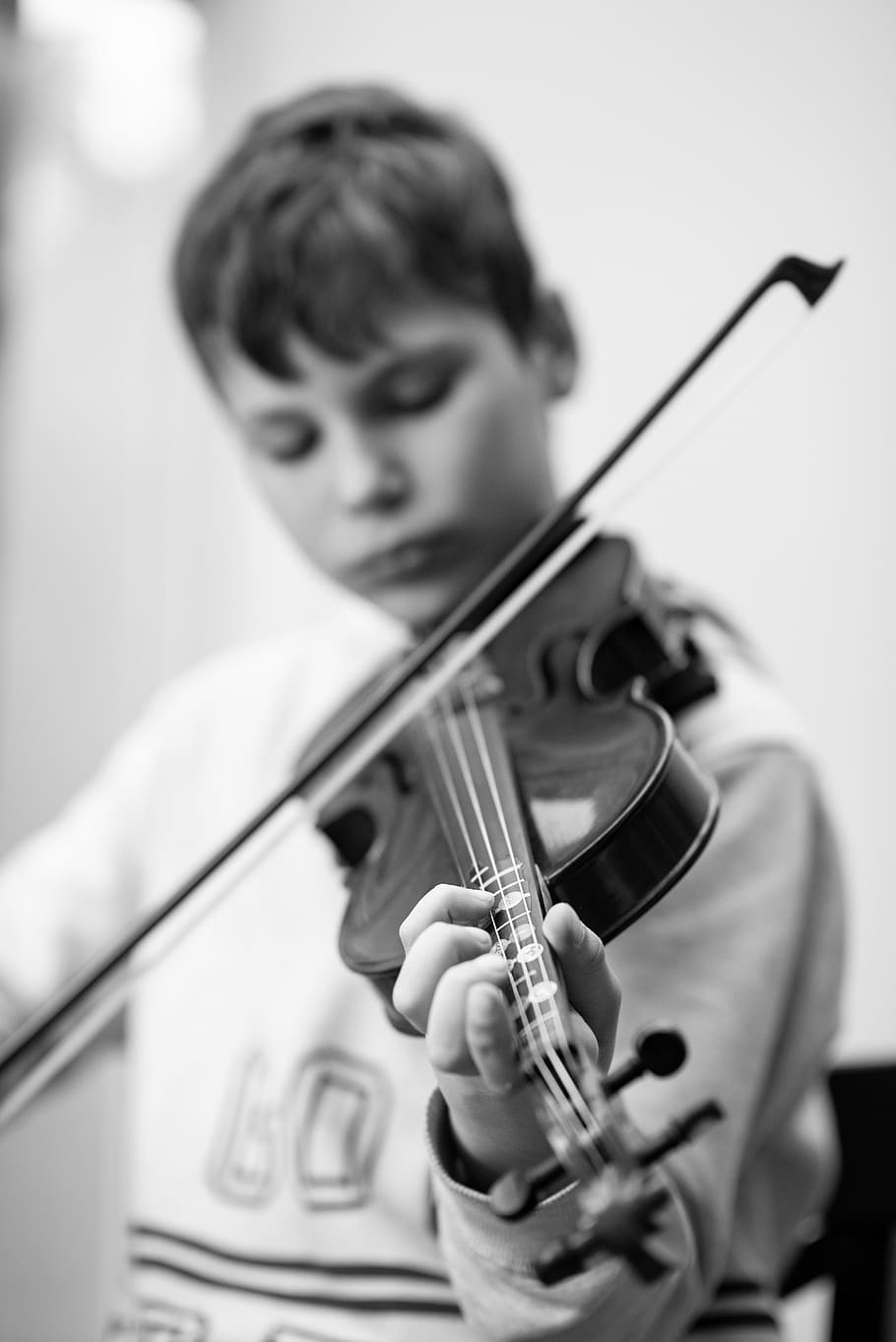 violin, student, music, instrument, learning, classical, young student, boy, playing, string instrument