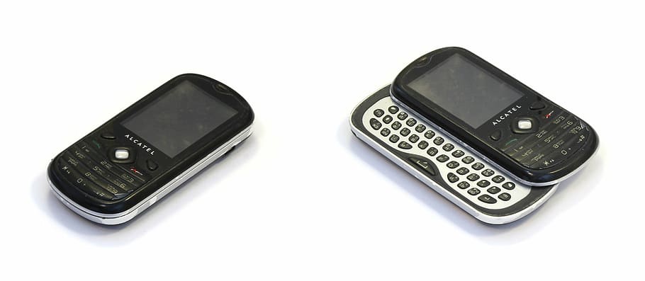 ponsel, alcatel t606, model lama, telepon, telepon seluler, teknologi, terisolasi, komunikasi, telepon pintar, peralatan
