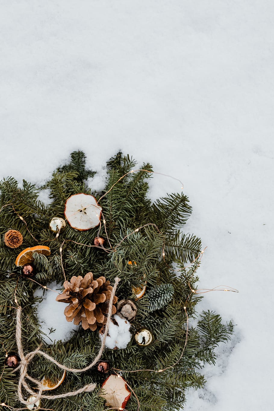 navidad, decoración, decoraciones, diciembre, nieve, invierno, guirnalda, planta, temperatura fría, naturaleza