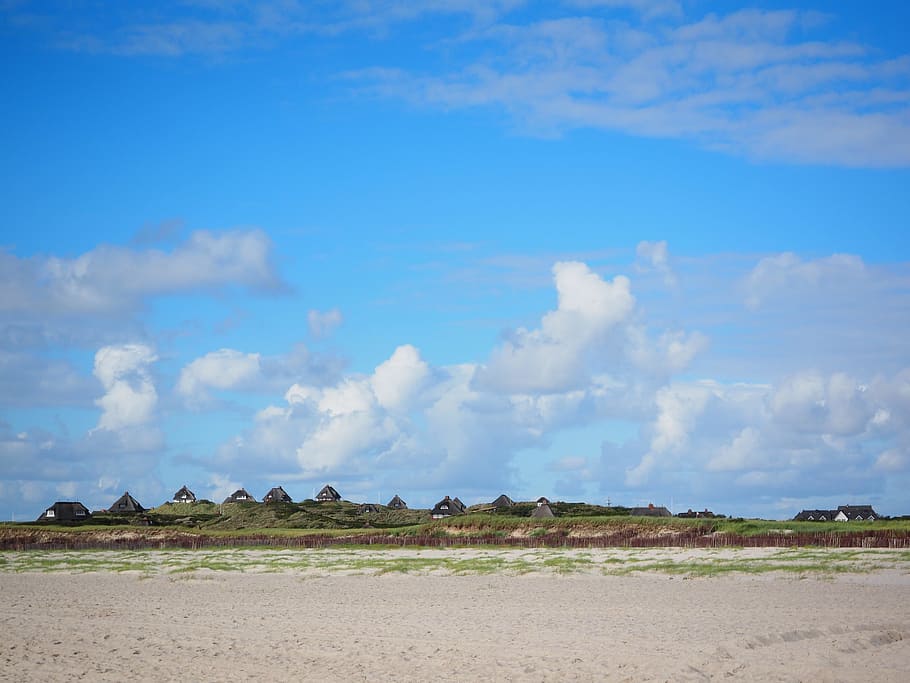hörnum, beach, sylt, country houses, holiday, holiday idyll, southern tip, island, island vacation, mecklenburg