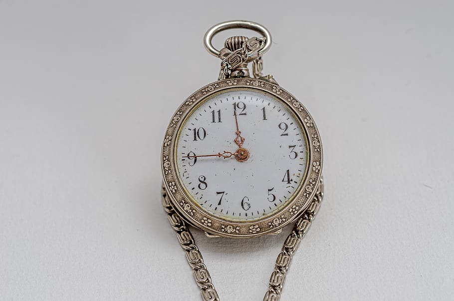 pocket watch, watch, gusset, retro, mechanism, macro, nostalgia, string, time, clock