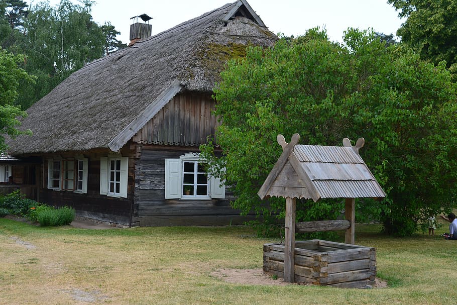 Open Air Museum, Museum, Architecture, Lithuania, architecture, rumsiskes, countryside, village, house, wood - Material, cottage