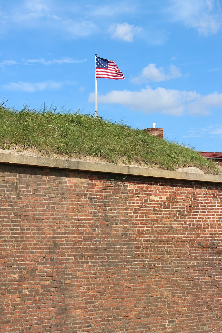 mchenry, fort, 1812, flag, baltimore, maryland, blue, national, usa, history