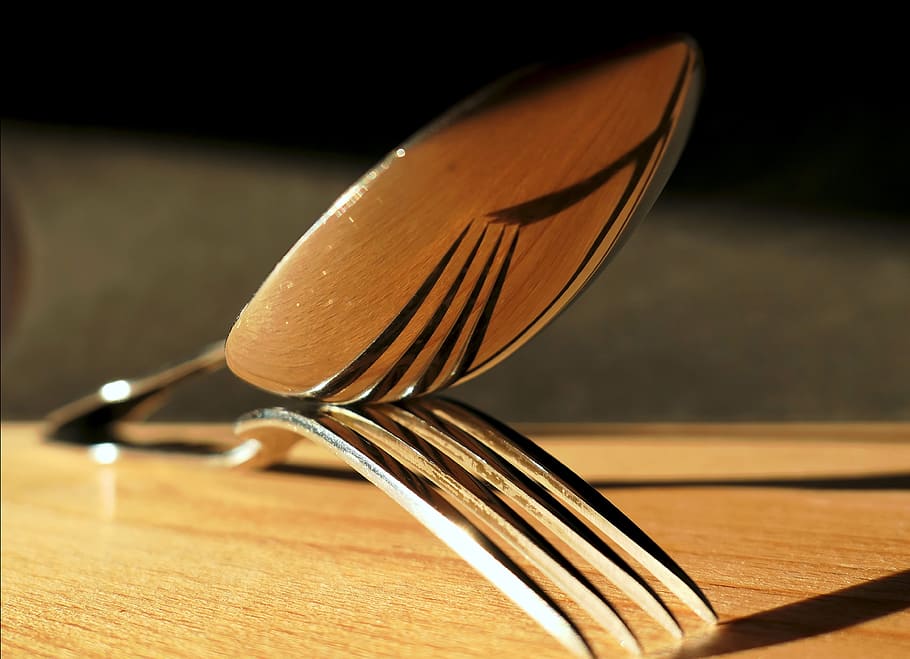 Fork, Spoon, Cutlery, Cover, silver, tableware, small fork, teaspoon, kitchen cutlery, kitchen utensil