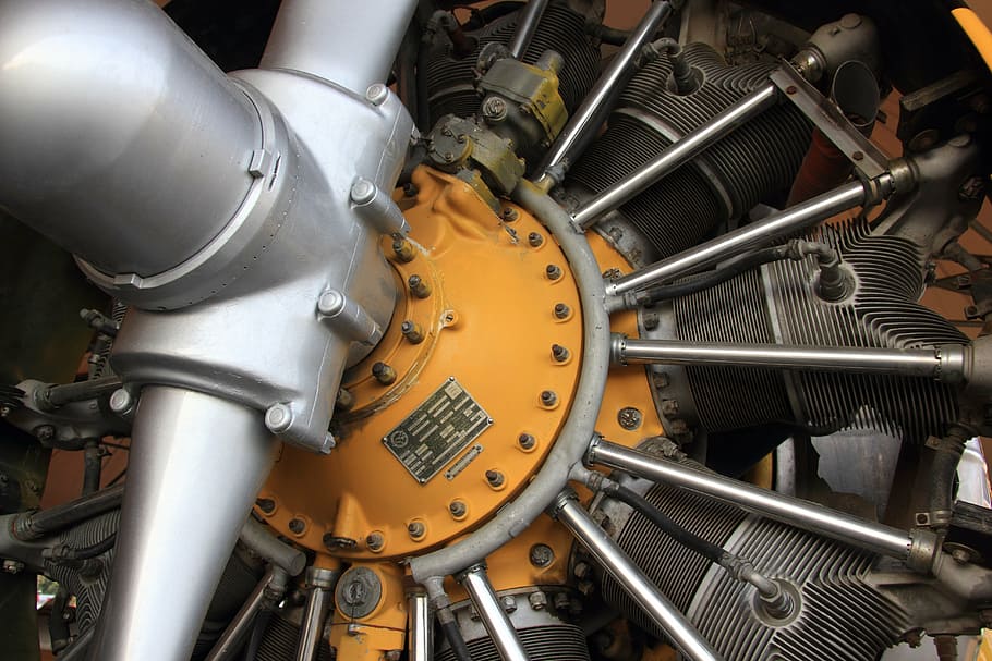 turkey, istanbul, technical, museum, radial, engine, aircraft, aviation, plane, propellor