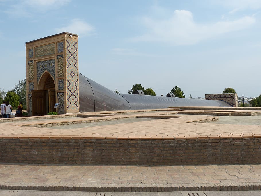 samarkand, uzbekistan, central asia, astronomical observatory, historically, silk road, world heritage, unesco, world heritage site, ulugh beg