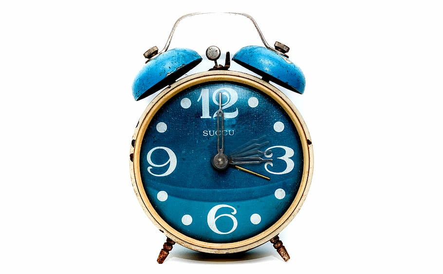 brown, blue, alarm clock, 12:15, the summer time changeover, time conversion, winter time, time indicating, summer time, pointer