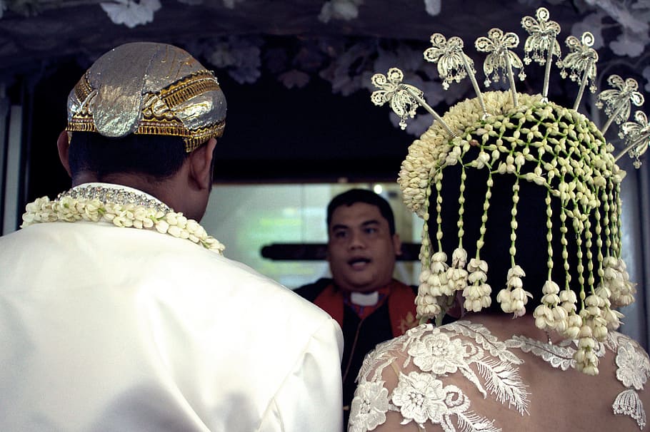 Wedding, Java, Church, Priest, traditional, indonesian, asian, javanese, bride, culture