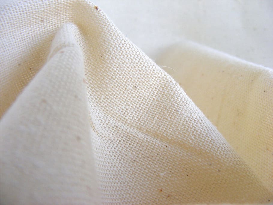 white textile, white, textile, fabric, texture, beige, cream, material, textured, cloth
