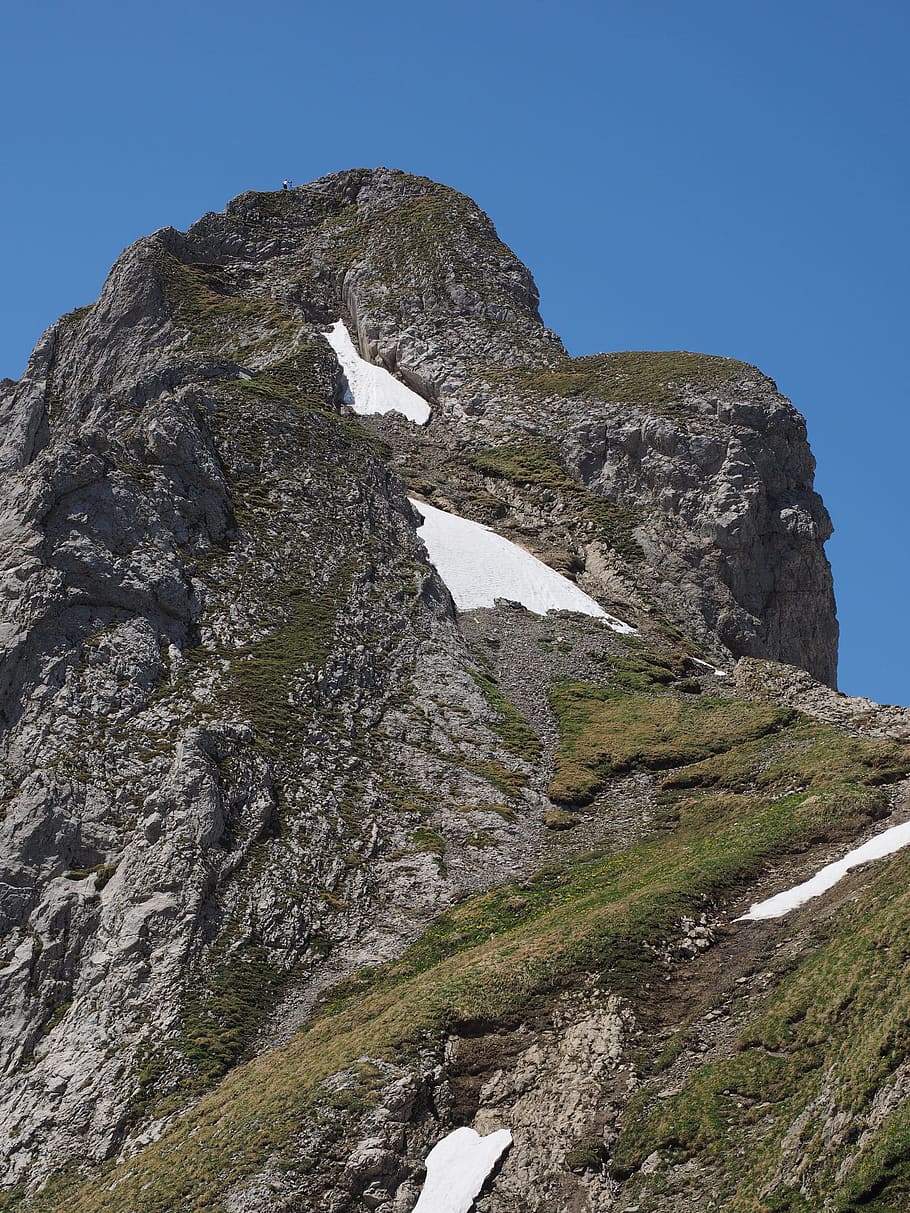 Lenses, Ridge, Tightrope Walk, lenses ridge, steep, exposed, mountain peak, climbing, säntis region, nature