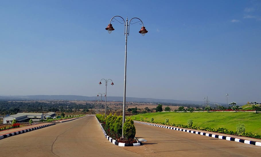 landscape, avenue, suvarna vidhana soudha, belgaum, karnataka, legislature, india, day, outdoors, sky