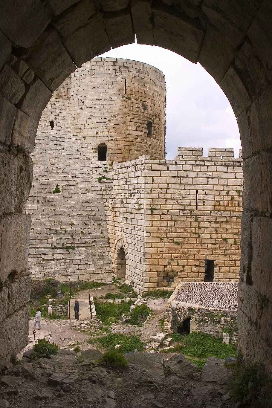 krak of chevaliers, crusader, syria, ancient cities, architecture, ancient, history, arch, stone Material, old