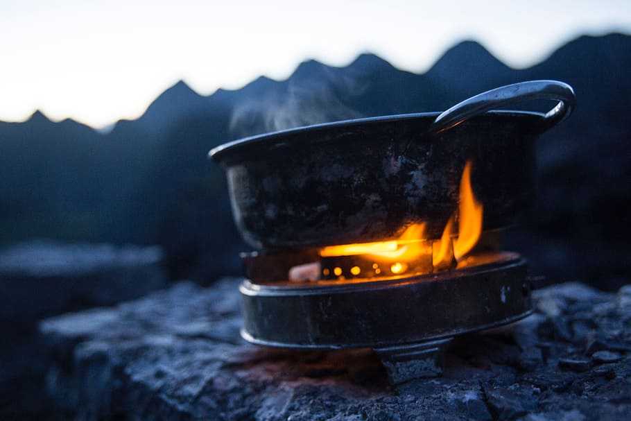 kettle, gas, stove, fire, kitchen, flame, burning, heat - temperature, fire - natural phenomenon, kitchen utensil
