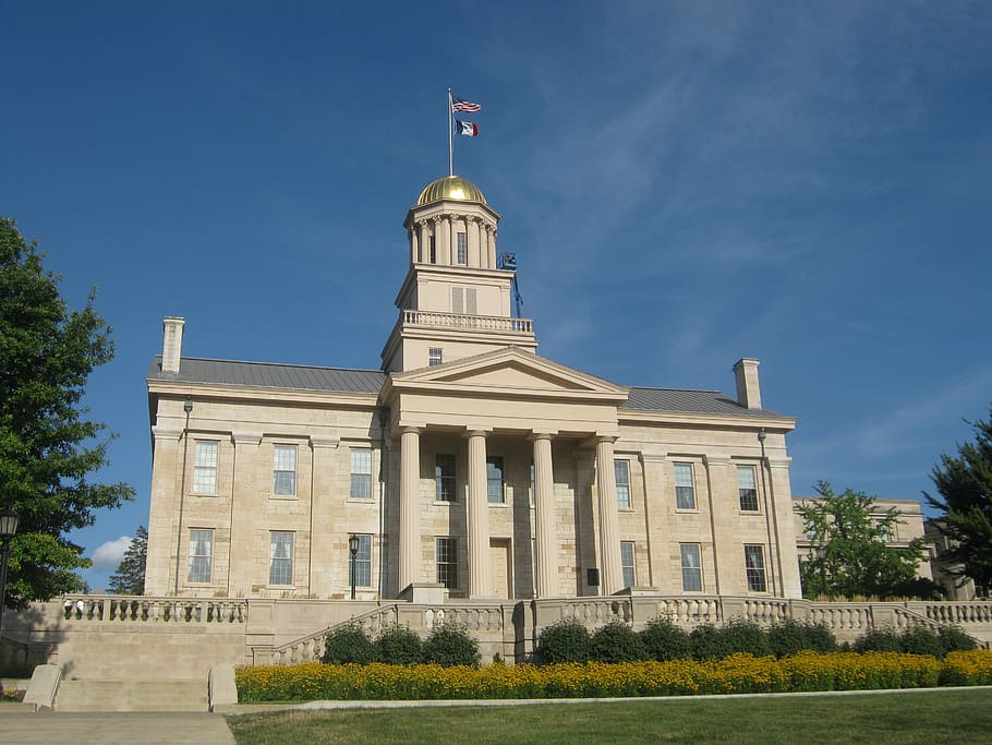 Old Capitol, Iowa City, Iowa, Iowa, Building, iowa city, iowa, building, old, capitol, city, usa