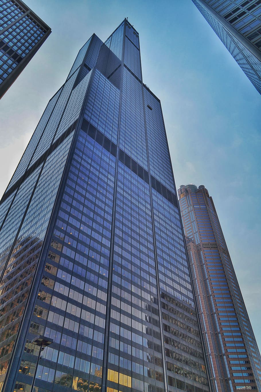Willis Tower, Usa, America, Building, skyscraper, architecture, big city, illinois, united states, chicago