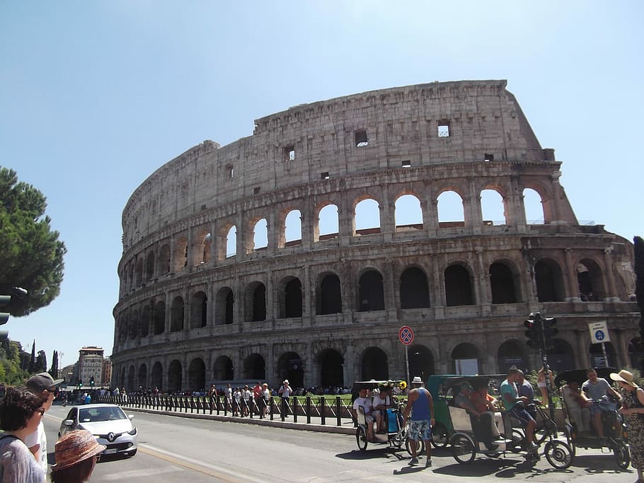 Colloseum, Rome, Italy, Tourism, rome, italy, antiquity, grandstand, places of interest, attraction, arena