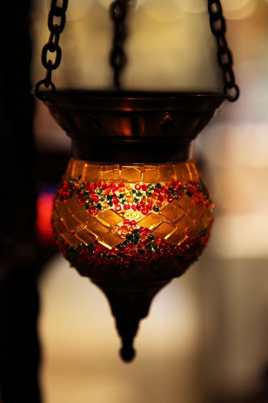 Asian, Light, Candle, art, bright, colored, colorful, colors, craft, decorative