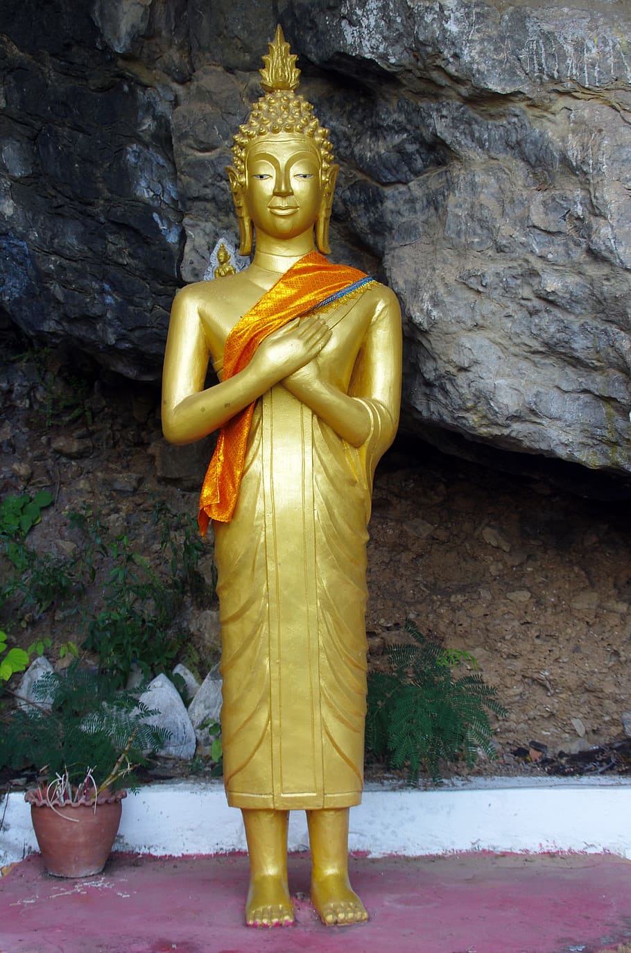 Laos, Pak, Buda, Cueva, Religión, pak - or, oración, estatua, arte religioso, monumentos religiosos