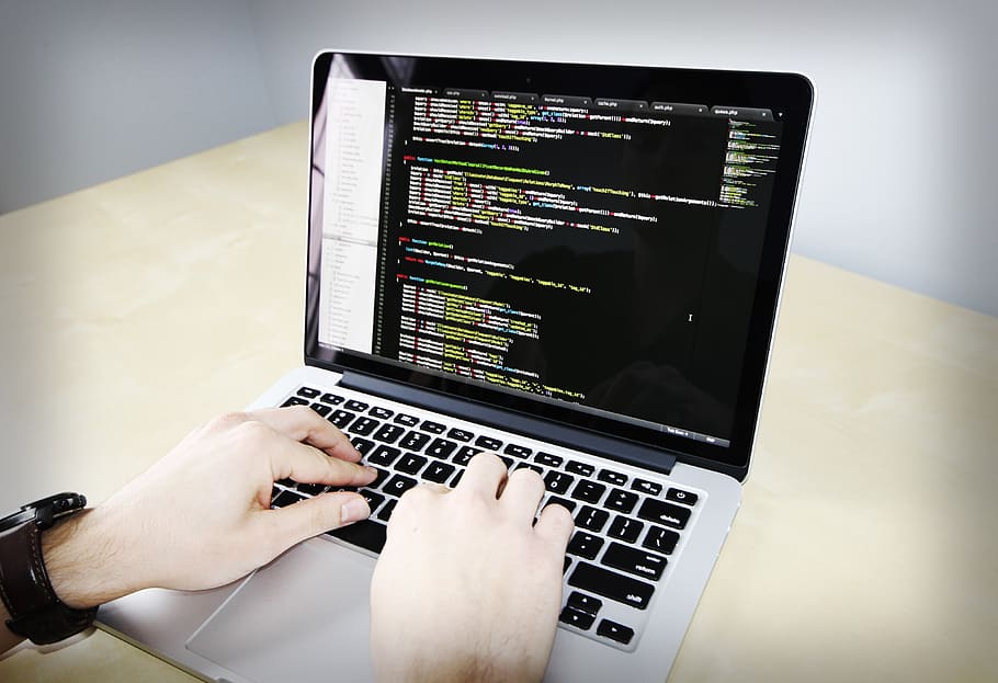 coding, business, working, macbook, laptop, computer, technology, programming, sublime text, software