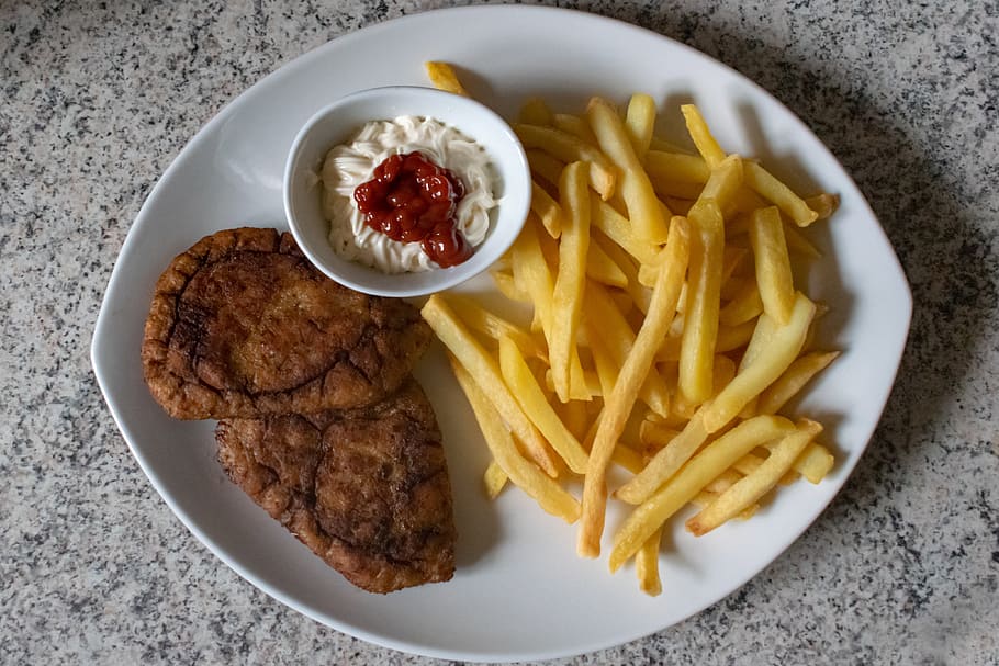 Papas Fritas Pavo Salsa De Tomate Mayonesa Comida Rapida Pollo Comida Deliciosa Almuerzo Comer Pxfuel