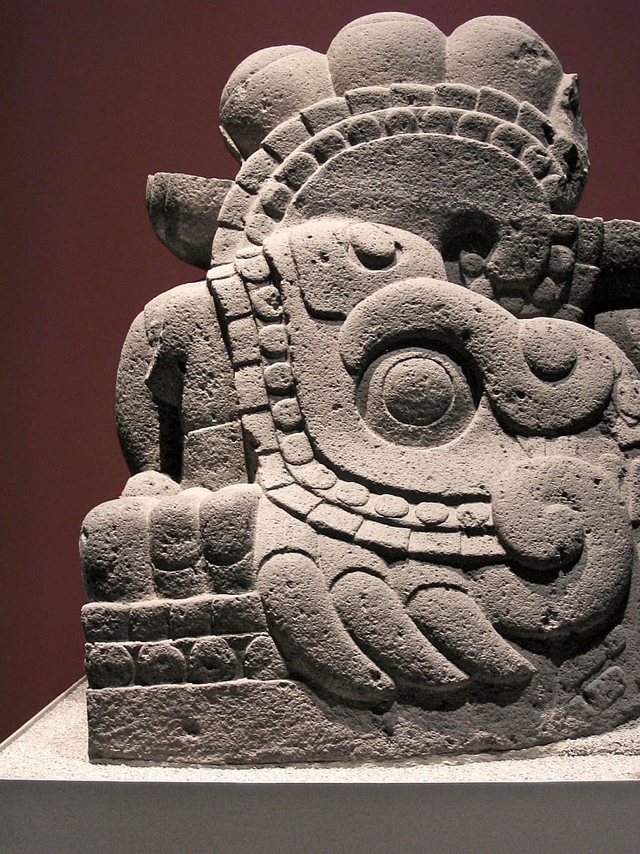 aztec, old, monolith, prehispanic, culture, mexican, archaeology, religious, ancient, civilisation
