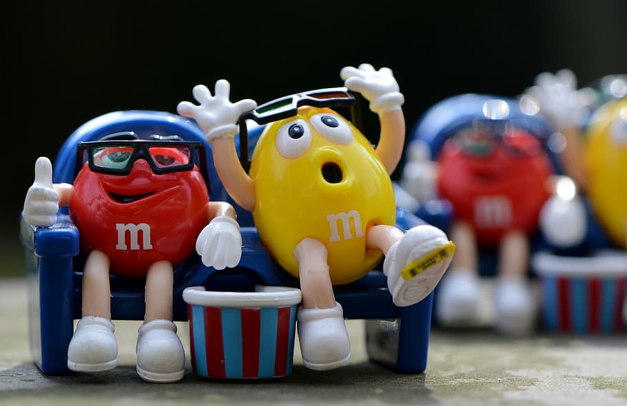m m's, candy, funny, fun, 3-d glasses, toy, representation, childhood, plastic, multi colored