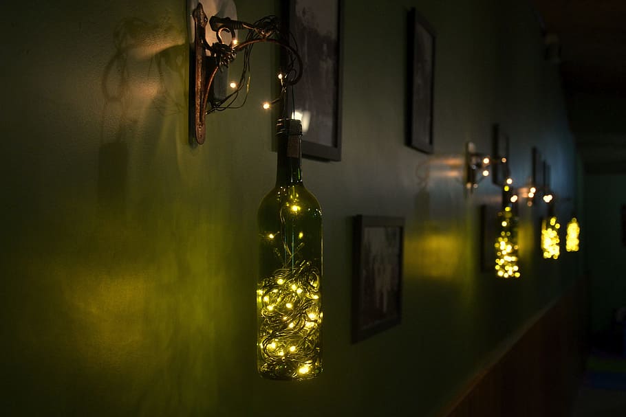 electrician, decoration, light, illuminated, lighting equipment, night, christmas, holiday, hanging, tree
