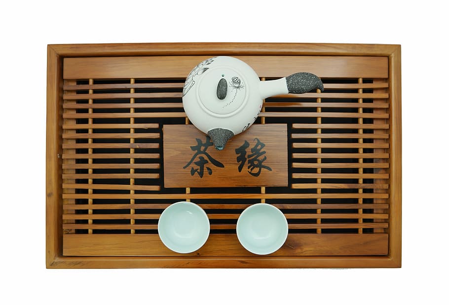 Wooden, Tray, China, Tea Set, Kettle, wooden tray, china tea set, teacup, music, knob