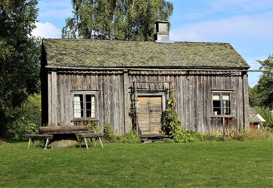house, cottage, architecture, building, countryside, historical, old, outdoor, wooden house, facade