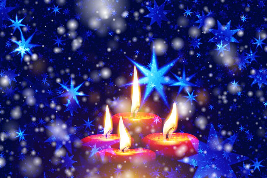 candles, advent, christmas, star, christmas card, decoration, bright, christmas decoration, poinsettia, christmas time
