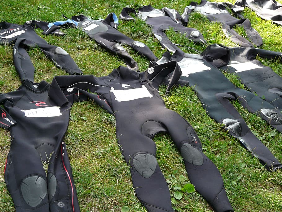 Wetsuits, Suit, Black, Water, Swim, Warm, black, water, isolated, isolation, buoyancy