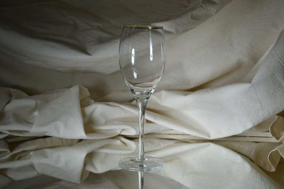 tigela, vinho, vazio, copo de vinho, iluminação, ornamento, celebração, enfeite, copo de vinho branco, jantar