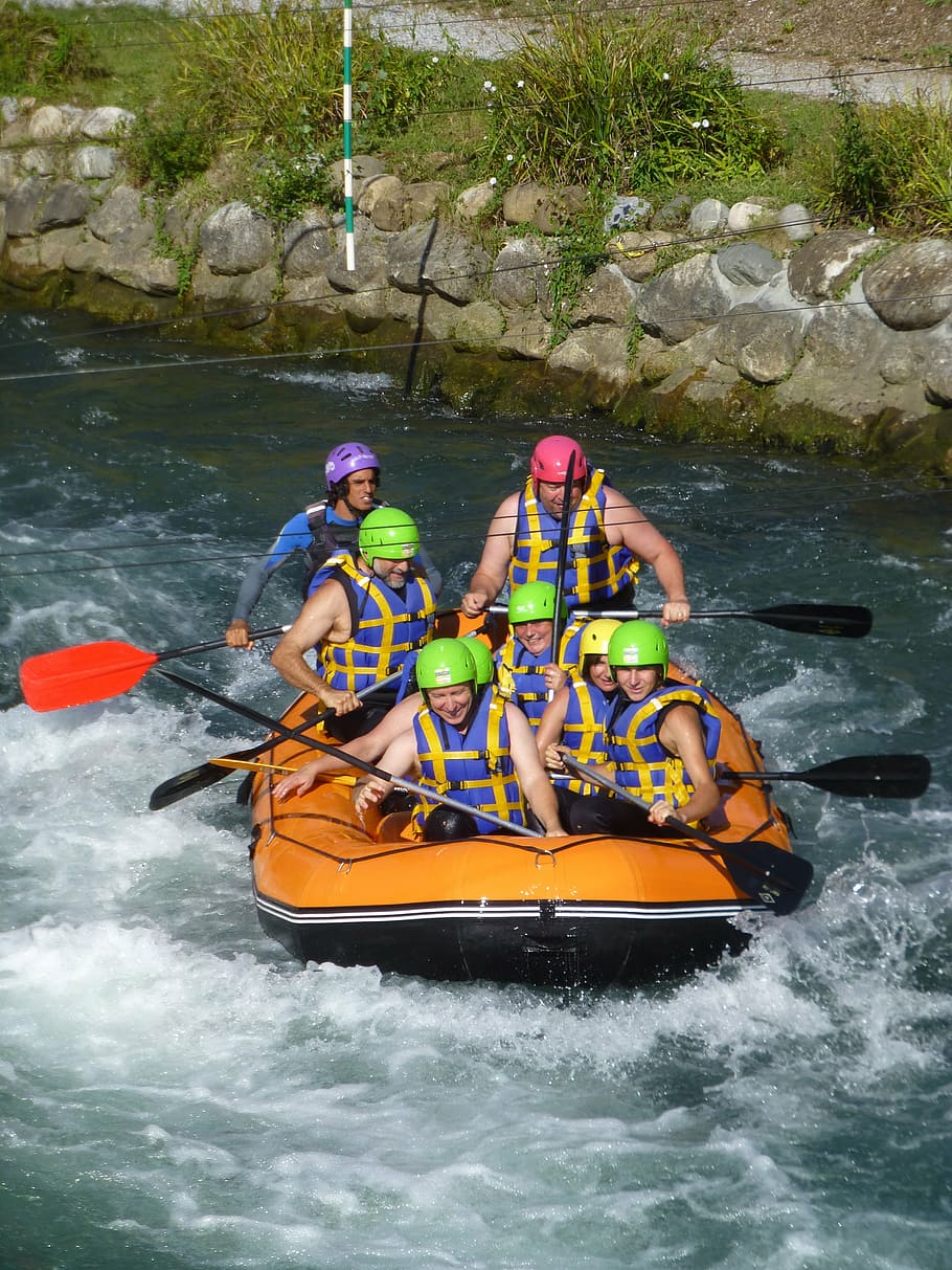 rafting, white water, dinghy, sport, boot, flow, rapids, water, water sports, paddle