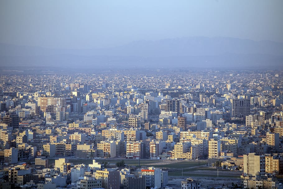 Iran, qom, pemandangan, Perkotaan, desain perkotaan, desing, kesempatan, jalan, kehidupan, desinger