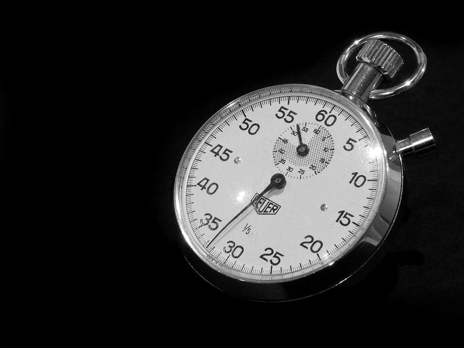 clock, time, watch, instrument, number, studio shot, indoors, instrument of time, black background, close-up