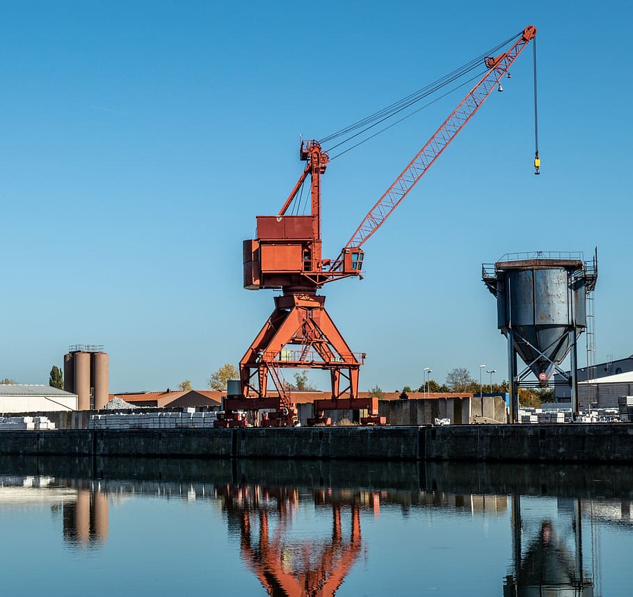 europe channel, crane, harbour crane, harbour cranes, cranes, transport, loading, transport of goods, unloading, loading cranes