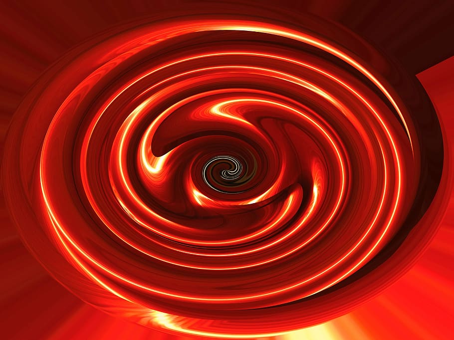 red swirling liquid, red, district, zirkel, turn, symbol, modern, pop art, spiral, swirl