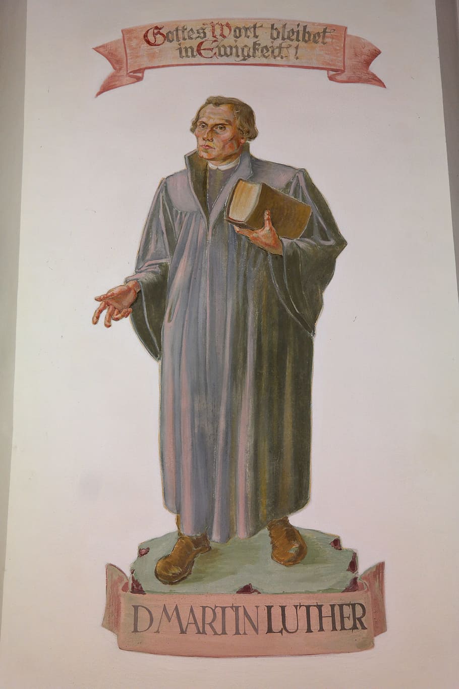 Martin Luther, Retrato, Pintura, pessoa, homem, humano, igreja paroquial São Francisco, protestante, er cantando, tesouro da arte