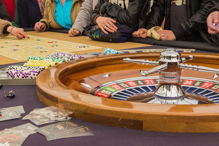 grup, orang, bermain, hitam, jack, roulette, perjudian, bank permainan, kasino permainan, laba