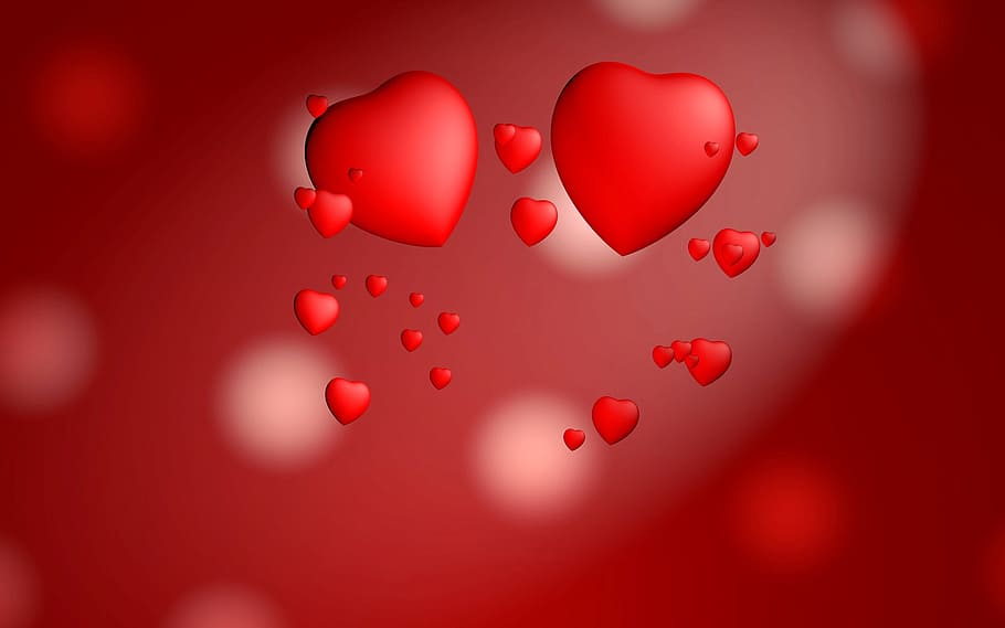 hati, latar belakang, cinta, simbol, valentine, hati merah, kreatif, hari valentine, kasih sayang, simbolik