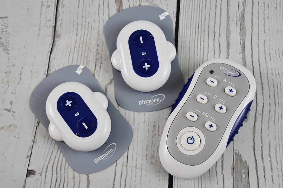 Wireless, Tens Unit, Adhesive, Electrodes, wireless tens unit, adhesive electrodes, tensgeraet, electrical nerve stimulation, treatment, pain therapy