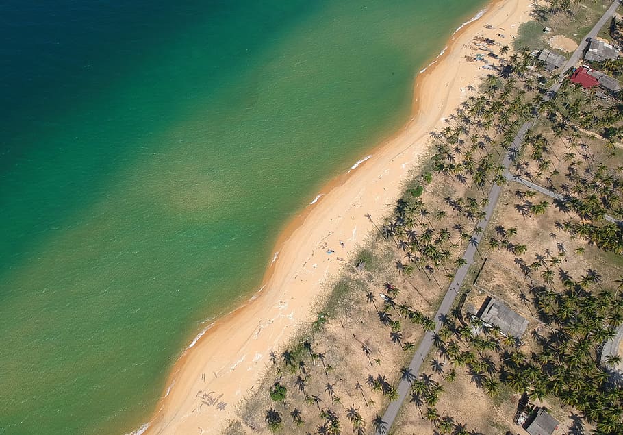 drone, dji spark, vista aérea, playa, tierra, mar, agua, pintorescos - naturaleza, arena, belleza de la naturaleza